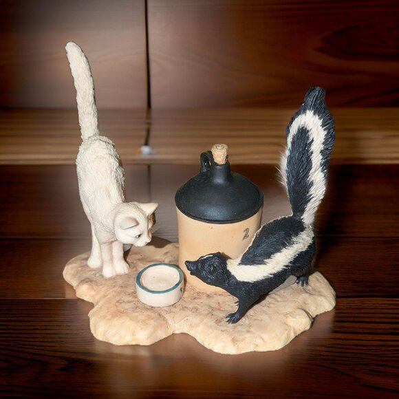 80s retired Lowell Davis Scotland Schmid figurine "Country Cousins" with Box - Picture 3 of 5